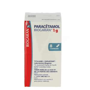 Paracetamol Biogaran 1 G, Comprimé