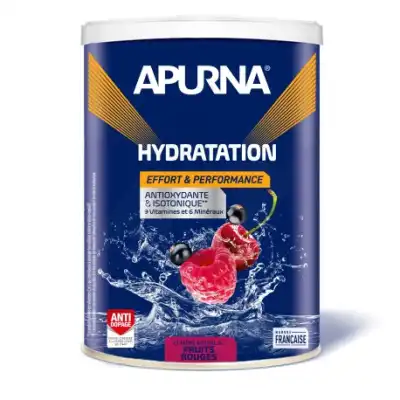 Apurna Poudre pour boisson hydratation fruits rouges B/500g