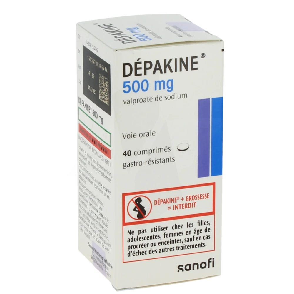 Depakine 500 Mg, Comprimé Gastro-résistant