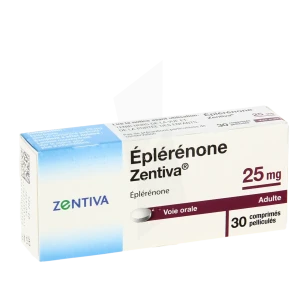 Eplerenone Zentiva 25 Mg, Comprimé Pelliculé