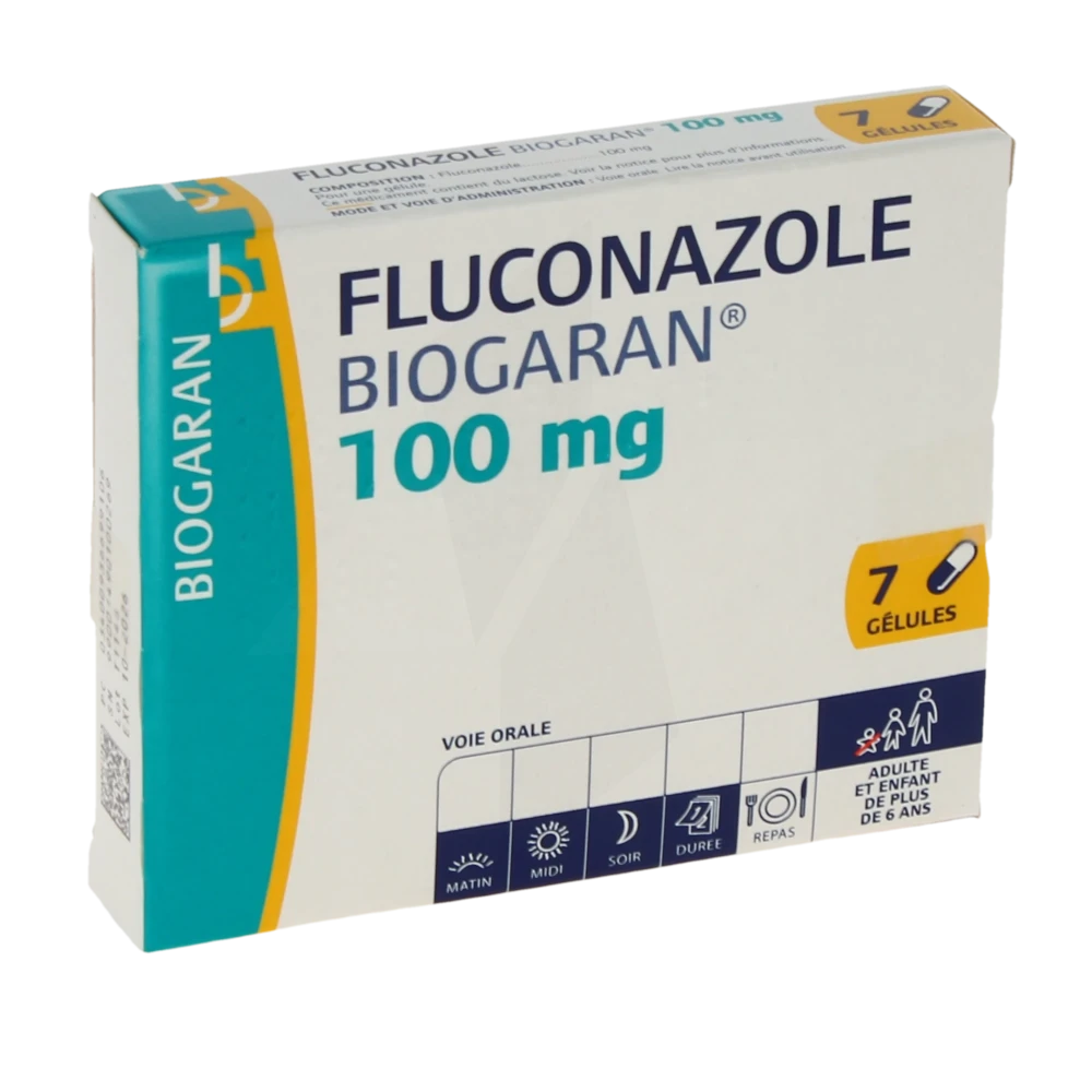 Fluconazole Biogaran 100 Mg, Gélule