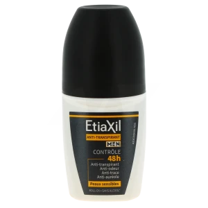 Etiaxil Men Déodorant Anti-transpirant Contrôle 48h Roll-on De 50 Ml