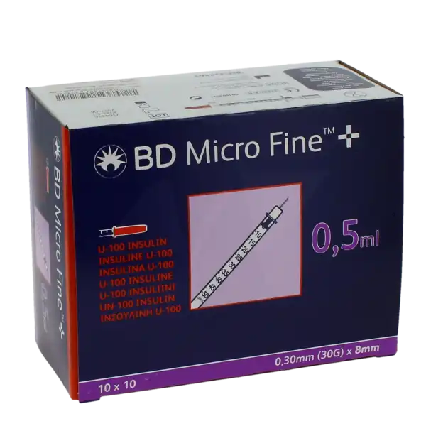 Bd Micro - Fine +, 0,3 Mm X 8 Mm, Bt 100