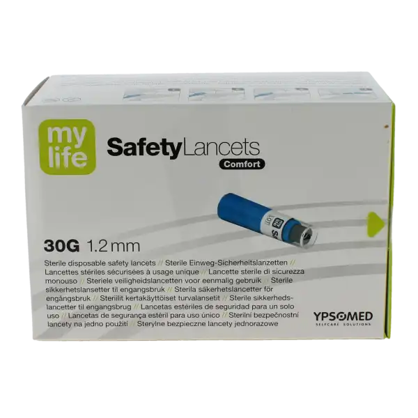 Mylife Safetylancets Auto-piqueur à Usage Unique Confort B/200