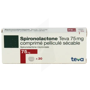 Spironolactone Teva 75 Mg, Comprimé Pelliculé Sécable