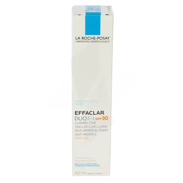 La Roche Posay Effaclar Duo+ Soin Complet Anti-imperfections Anti-marques Et Anti-récidive Et Anti-uv Spf30 Tube/40ml