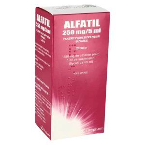 Alfatil 250 Mg/5 Ml, Poudre Pour Suspension Buvable