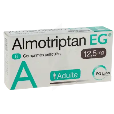ALMOTRIPTAN EG 12,5 mg, comprimé pelliculé