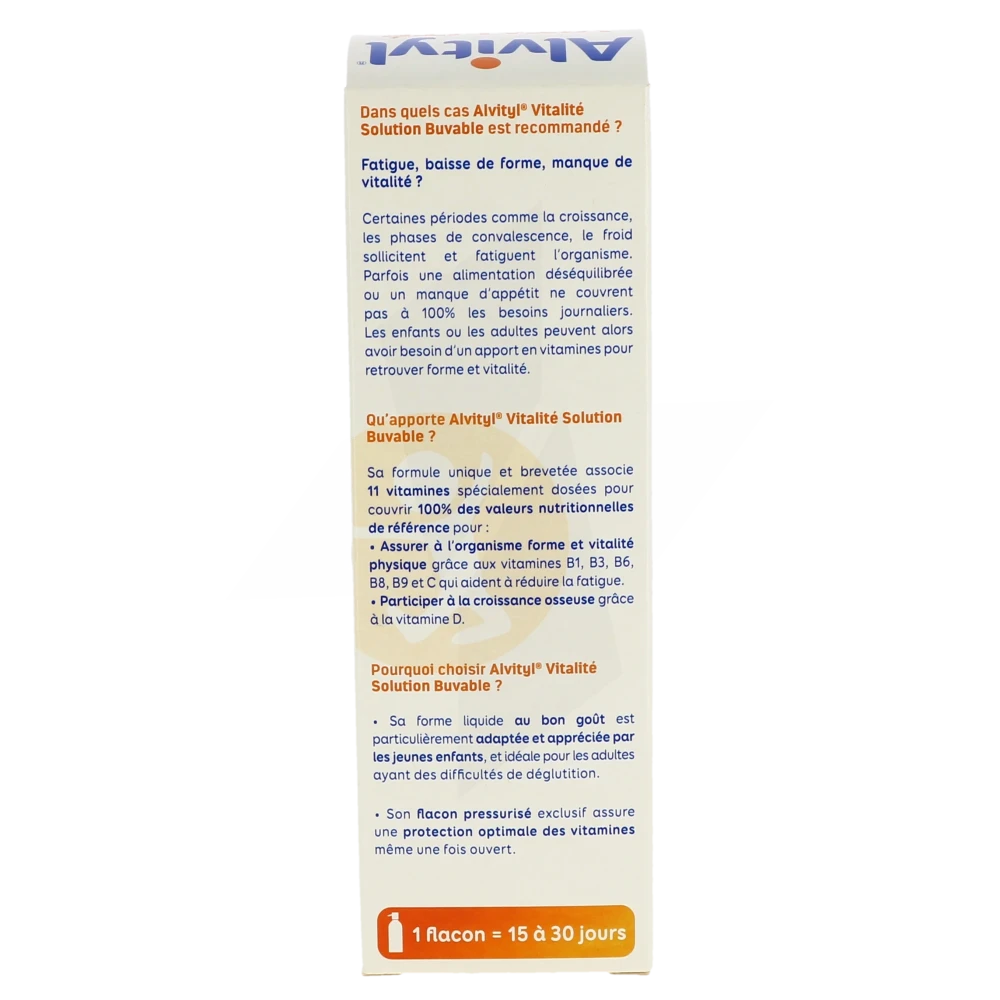 Pharmacie des Cascades - Parapharmacie Alvityl Vitalité Solution