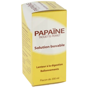 Papaine Trouette Perret S Buv Digestion Ballonnements Fl/200ml