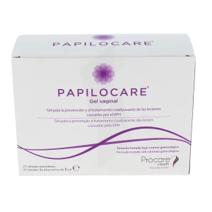 Papilocare Gel Vaginal Réépithélisant 21 Canules/5ml