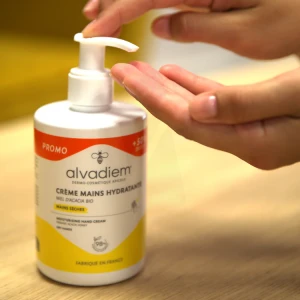 Alvadiem Crème Hydratante Mains Au Miel D'acacia Bio Fl Pompe/250ml