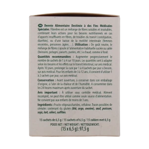 Fibreline Transit Poudre Or 15 Sticks De 6,5 G