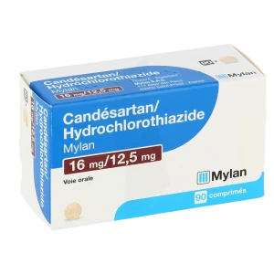 Candesartan/hydrochlorothiazide Viatris 16 Mg/12,5 Mg, Comprimé