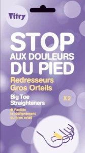 Stop Aux Douleurs Du Pied Redresseur Gros Orteil, Small, Boîte 2