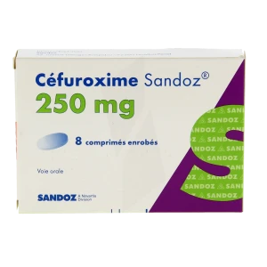 Cefuroxime Sandoz 250 Mg, Comprimé Enrobé