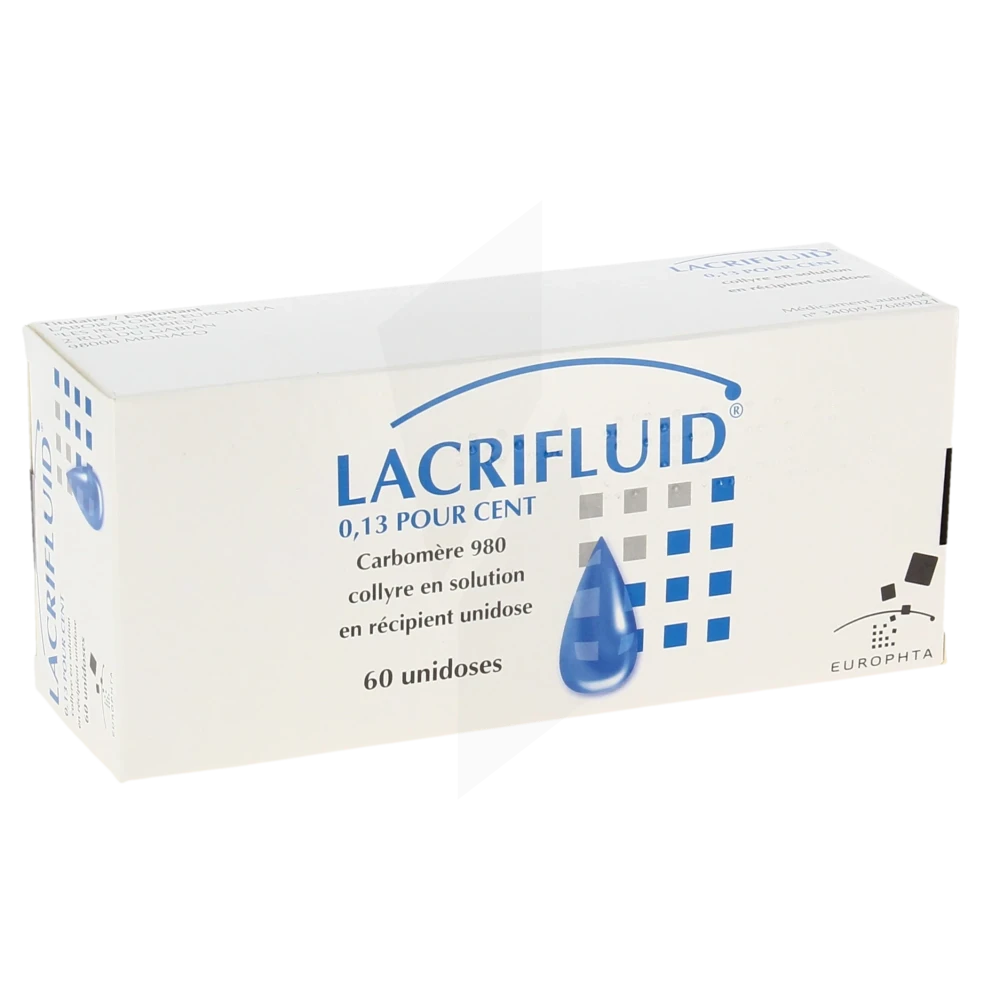 Lacrifluid 0,13% Collyre En Solution Unid/60