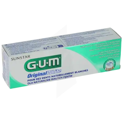 Gum Original White Pâte Dentifrice Blanchissant T/75ml à BIGANOS