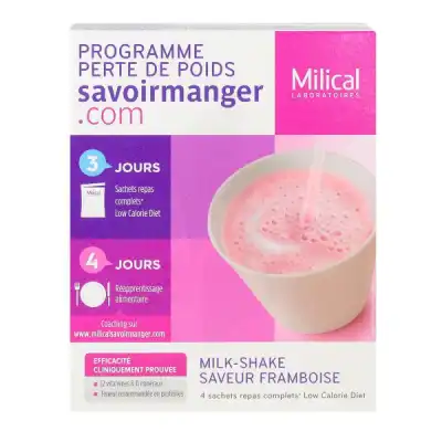 Milical Milk-shake Framboise à MANOSQUE