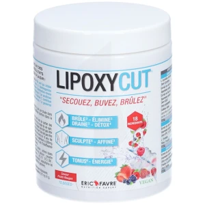 Lipoxycut Eric Favre Prép Pour Boisson Fruits Rouges Pot/120g