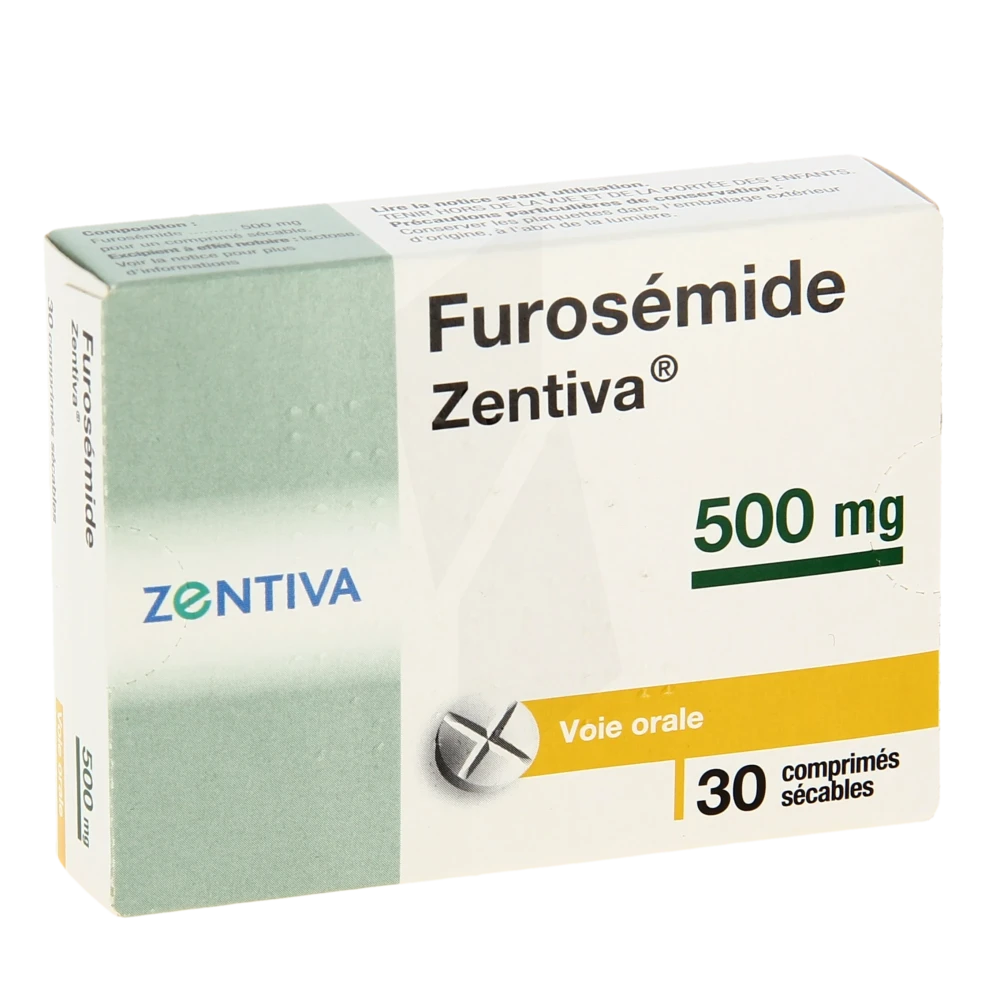 Furosemide Zentiva 500 Mg, Comprimé Sécable