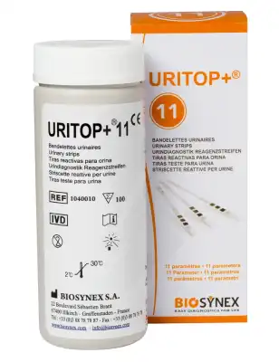 Biosynex Uritop +11 Bandelette Réactive B/100 à RUMILLY