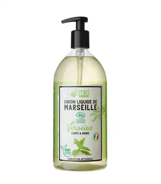 Mkl Savon Liquide De Marseille Bio Verveine Fl/100ml