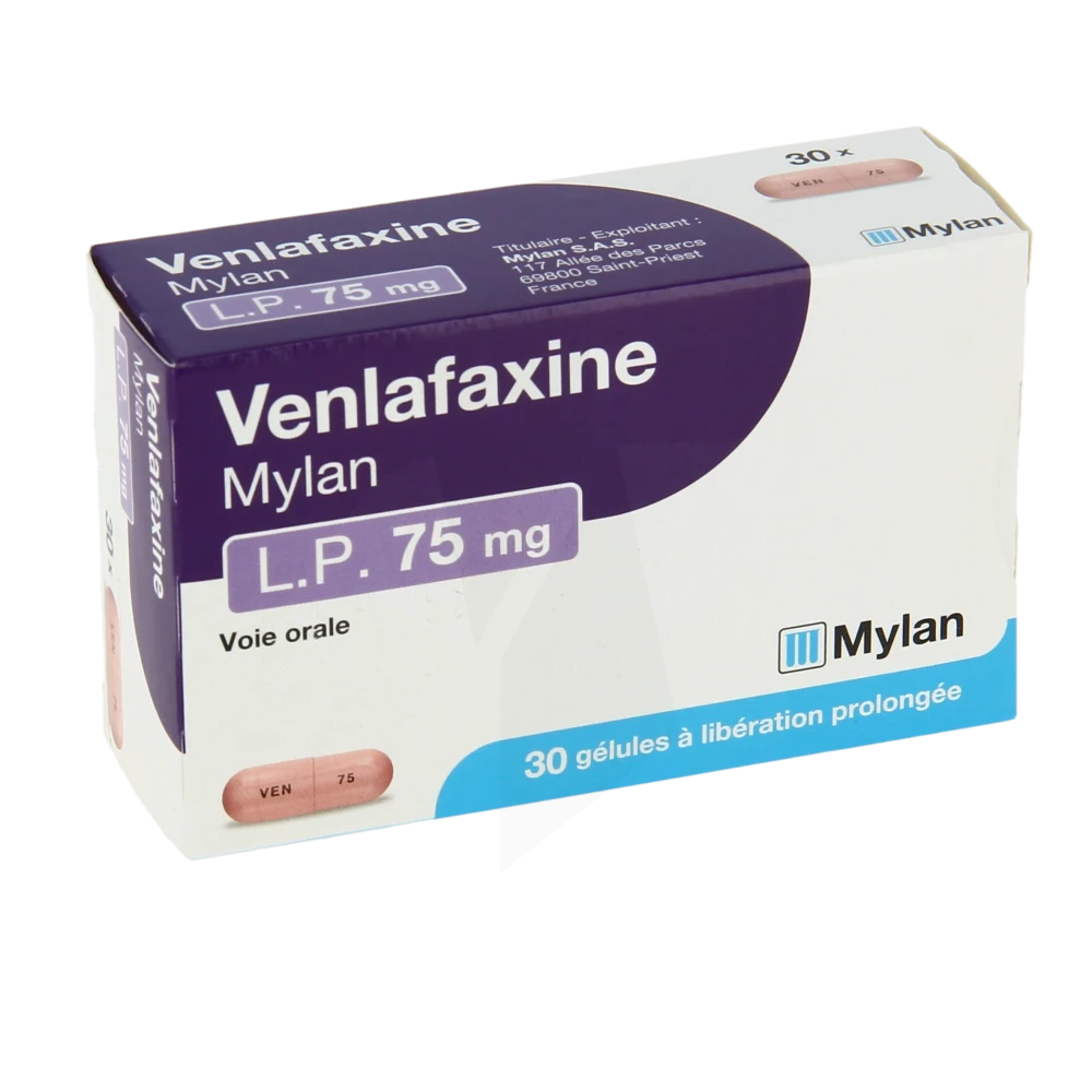 Venlafaxine Viatris Lp 75 Mg, Gélule à Libération Prolongée