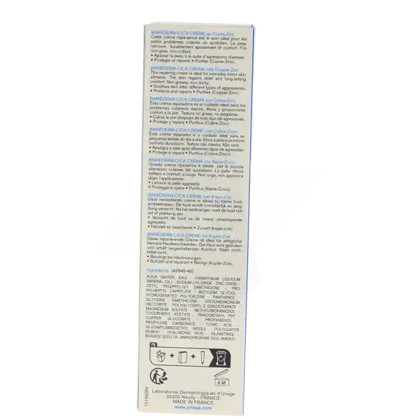 Uriage Bariéderm Cica-crème Réparatrice 40 Ml