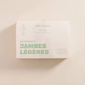 Jolly Mama Light Legs Nutrishots Jambes Légères Solution Buvable Orange Cassis 20 Ampoules/10ml