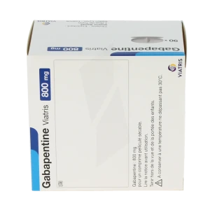 Gabapentine Viatris 800 Mg, Comprimé Pelliculé Sécable