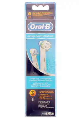 Brossette De Rechange Oral-b Ortho Care Essentials X 3 à Annecy