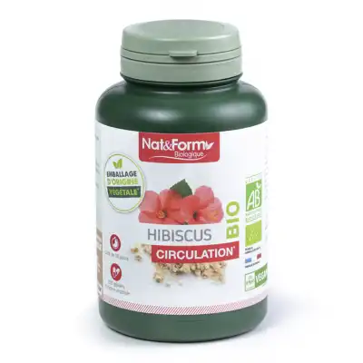 Nat&form Bio Hibiscus Bio 200 Gélules Végétales à CHAMBÉRY