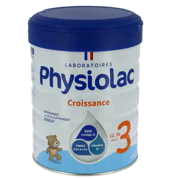 Physiolac Croissance Lait En Poudre B/800g