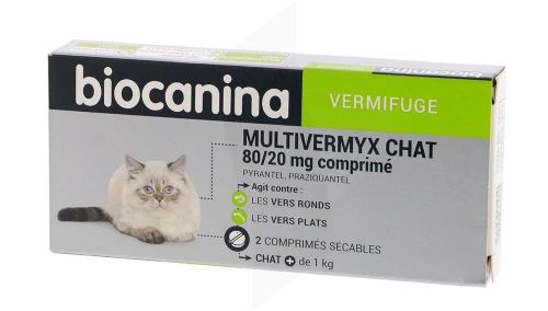Pharmacie Arnault - Parapharmacie Biocanina Multivermyx Comprimés Vermifuge  Chat B/2 - Hayange