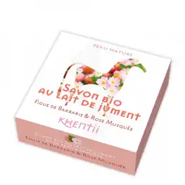 Béliflor Khentii Savon Lait Jument Figues Barbarie & Rose Bio 100g