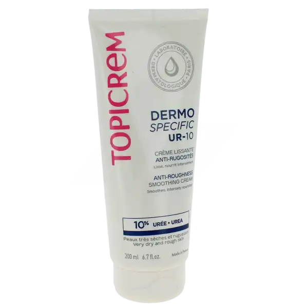 Topicrem Ur 10 Crème Lissante Anti-rugosités T/200ml