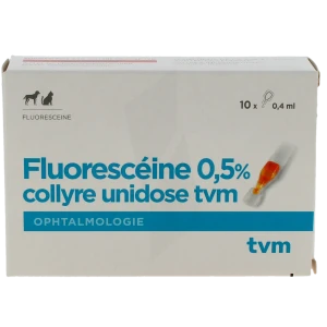 Fluoresceine Collyre En Solution Pour Chiens Et Chats, Collyre En Solution