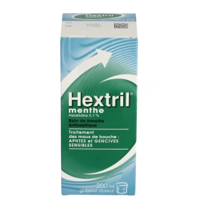 Hextril 0,1 % S Bain Bouche Menthe Fl/200ml