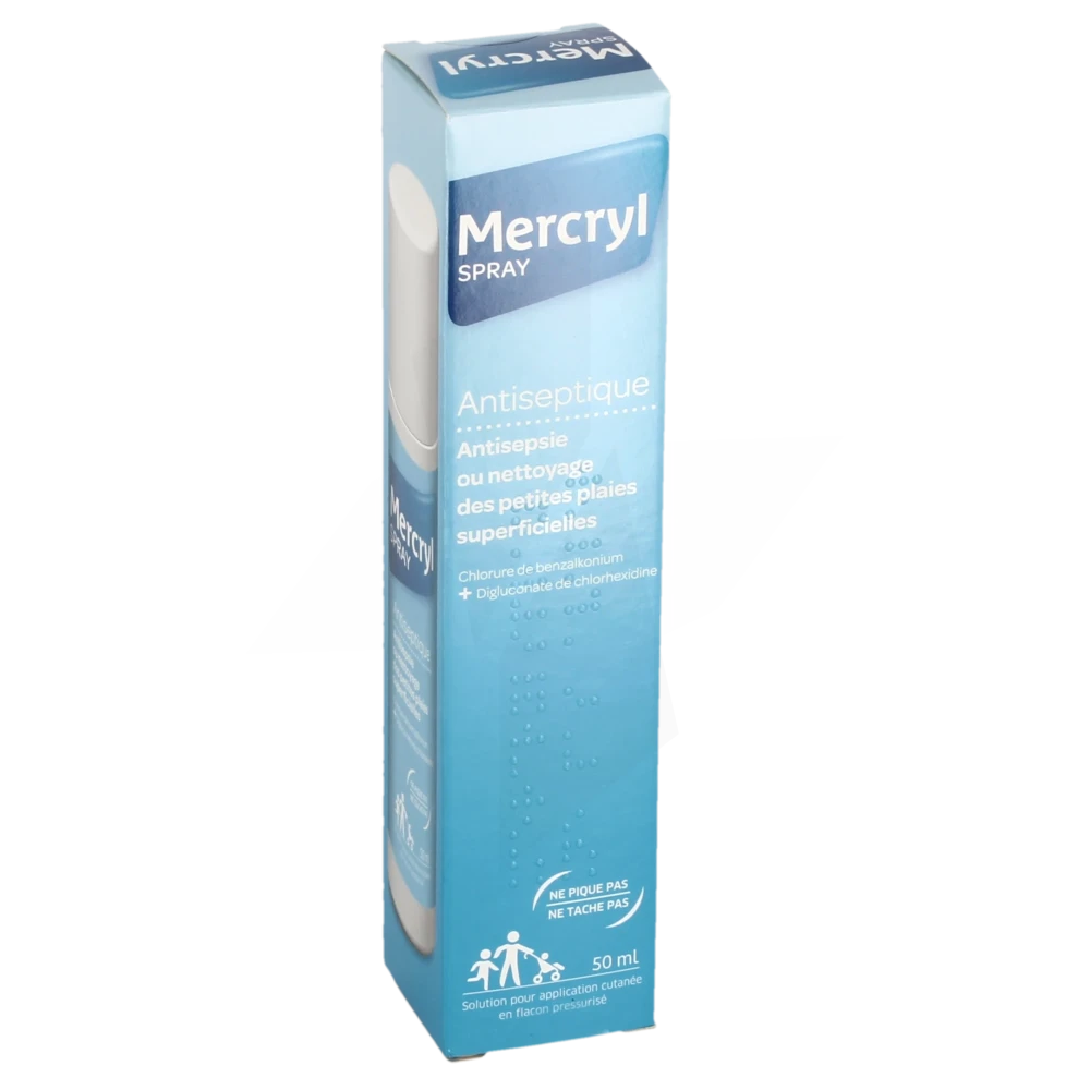 Mercrylspray, Solution Pour Application Cutanée En Flacon Pressurisé