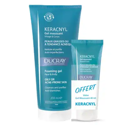 Keracnyl Gel Moussant T/200ml+t/40ml à Hagetmau