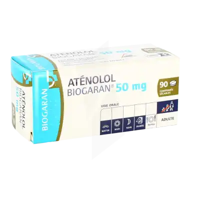 Atenolol Biogaran 50 Mg, Comprimé Sécable à Bassens