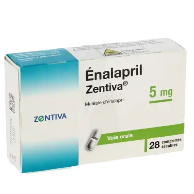 Enalapril Zentiva 5 Mg, Comprimé Sécable à Bordeaux