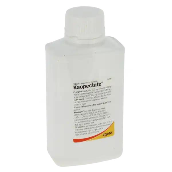Kaopectate Suspension Buvable Pour Equins Bovins Ovins Porcins Chiens Et Chats, Suspension Buvable