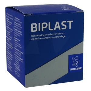 Thuasne Biplast Bande Contention Blanc 8cmx2,5m