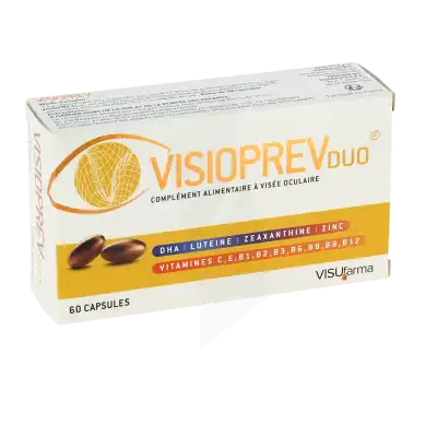 Visufarma Visioprev® Duo Capsules Molles B/60 à Bordeaux