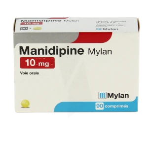 Manidipine Viatris 10 Mg, Comprimé