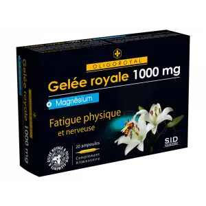 Sid Nutrition Oligoroyal Gelée Royale 1000 Mg Magnésium_ 20 Ampoules De 10ml à MARSANNAY-LA-CÔTE