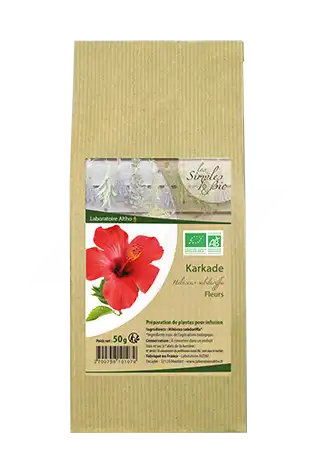 Laboratoire Altho Karkade (hibiscus) Bio, Plante Sèche, Fleur 50g