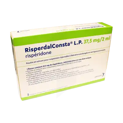 Risperdalconsta L.p. 37,5 Mg/2 Ml, Poudre Et Solvant Pour Suspension Injectable à Libération Prolongée En Seringue Préremplie à Abbeville